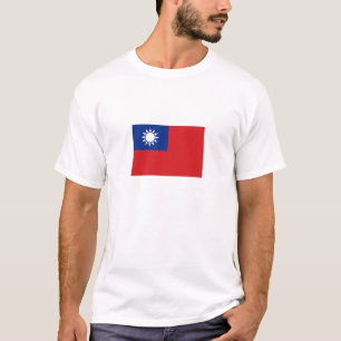 T-shirt Drapeau national de Taïwan