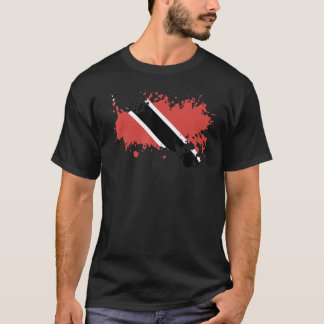 T-shirt Drapeau national de Trinidad souvenir pour les fem
