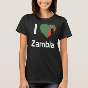 T-shirt Drapeau national de Zambie souvenir pour hommes fe