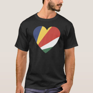 T-shirt Drapeau national des Seychelles souvenir pour les 