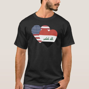 T-shirt Drapeau national d'Irak souvenir pour hommes femme
