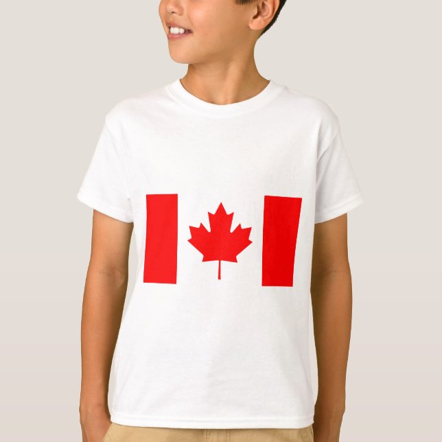 T-shirt Drapeau national du Canada - le Drapeau du Canada (Devant)