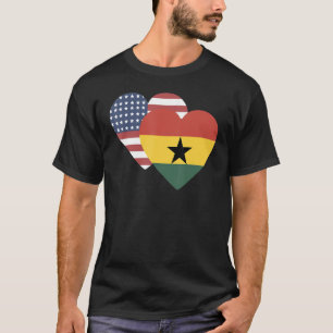 T-shirt Drapeau national du Ghana souvenir pour hommes fem