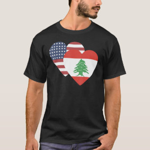 T-shirt Drapeau national du Liban souvenir pour les femmes