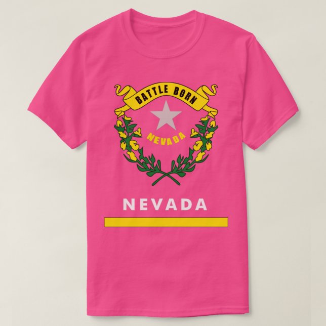 T-shirt Drapeau national du Nevada (Design devant)