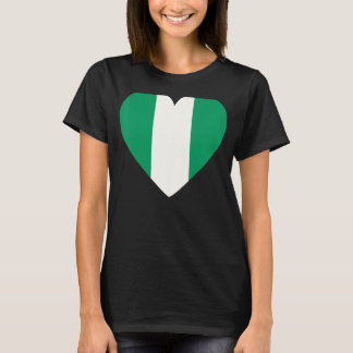 T-shirt Drapeau national du Nigeria souvenir pour hommes f