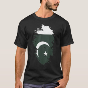 T-shirt Drapeau national du Pakistan souvenir pour les fem