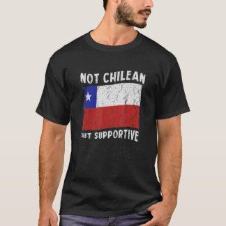T-shirt Drapeau National Inspirati, pas chilien, mais favo