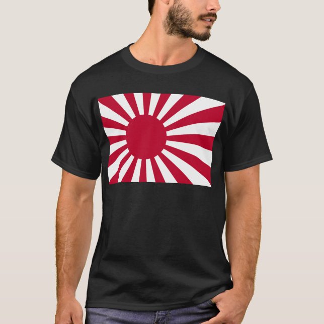 T-shirt Drapeau naval du Japon - drapeau japonais de (Devant)