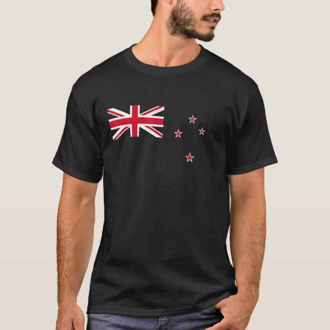 T-shirt Drapeau néo-zélandais Union Jack Stars Vacances vo (Devant)
