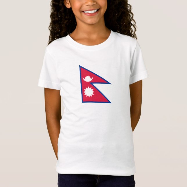 T-Shirt Drapeau népalais (Devant)