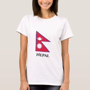 T-shirt Drapeau népalais