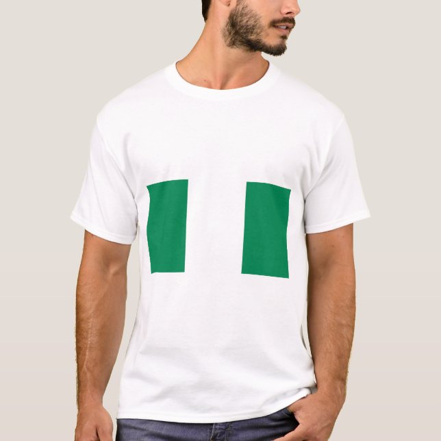 T-shirt Drapeau nigérian (Devant)