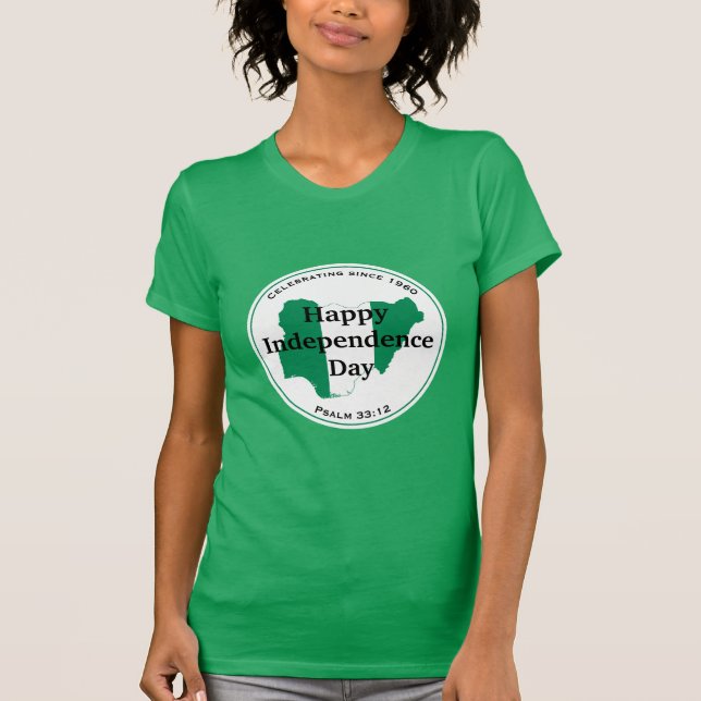 T-shirt Drapeau nigérian célébrant l'INDÉPENDANCE DU NIGÉR (Devant)