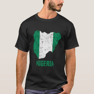 T-shirt Drapeau Nigérian Nigeria Chemise Nigéria Pour Les 