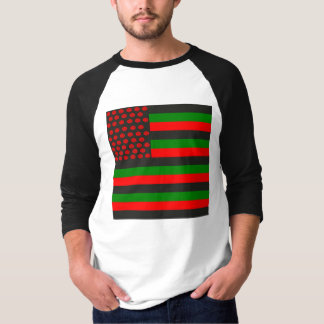 T-shirt Drapeau noir de ZOULOU et vert rouge
