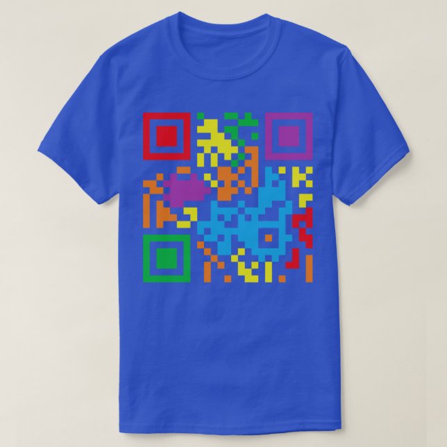 T-shirt Drapeau non binaire Suppose Rien Code-barres (Design devant)