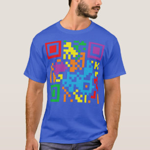T-shirt Drapeau non binaire Suppose Rien Code-barres