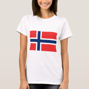 T-shirt Drapeau norvégien