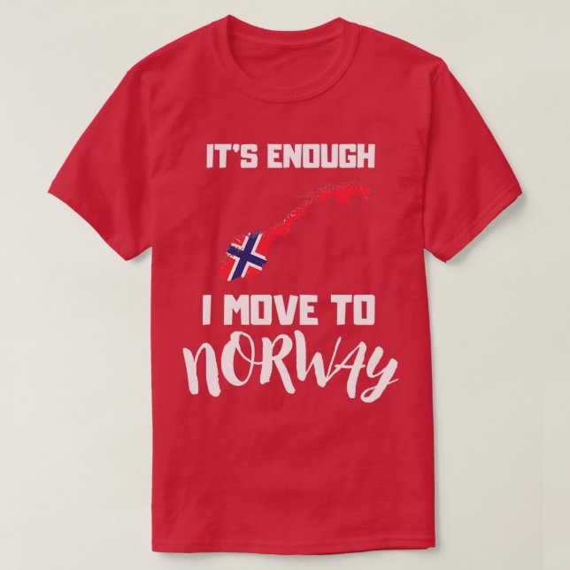 T-shirt Drapeau norvégien Drôle drôle Cadeau Norvège (Design devant)