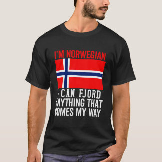 T-shirt Drapeau Norvégien Hommes Femmes Norvège P Scandina