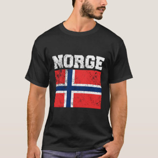 T-shirt Drapeau norvégien Norge