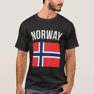 T-shirt Drapeau norvégien Norvège