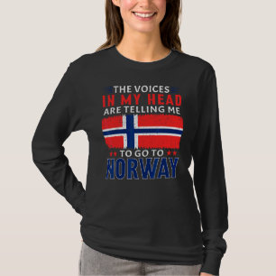 T-shirt Drapeau norvégien vintage Scandinavia Pride Norvèg