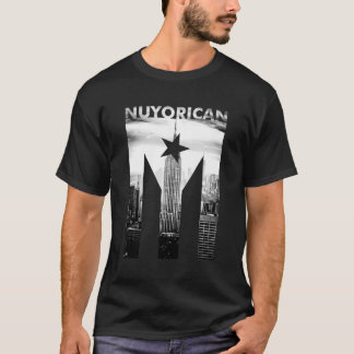 T-shirt Drapeau Nuyorican De Porto Rico Imprimer