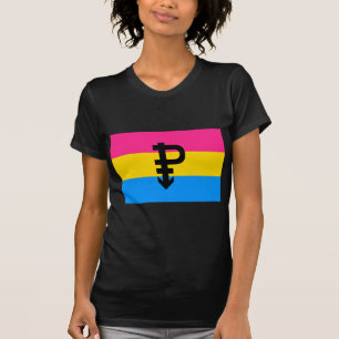 T-SHIRT DRAPEAU OFFICIEL DE FIERTÉ PANSEXUELLE