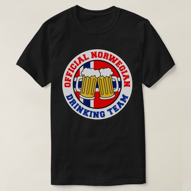 T-shirt Drapeau officiel de l'équipe norvégienne de boisso (Design devant)