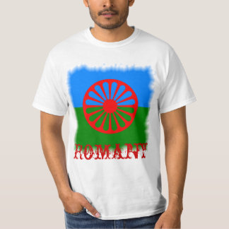 T-shirt Drapeau officiel des Tziganes roumains
