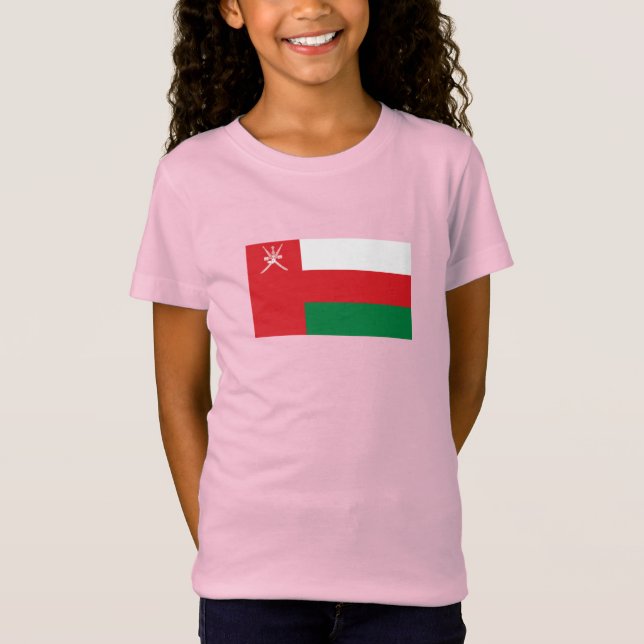 T-Shirt Drapeau Oman (Devant)