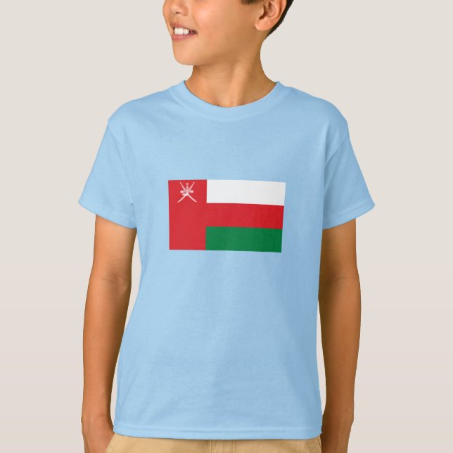 T-shirt Drapeau Oman (Devant)