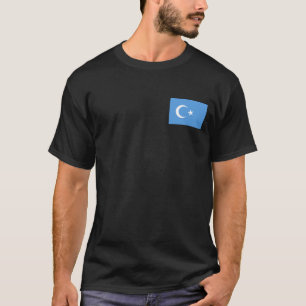 T-shirt Drapeau ouïghour - poche