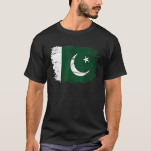 T-shirt Drapeau Pakistanais vintage