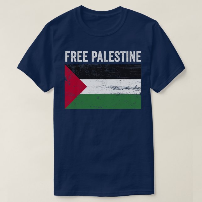 T-shirt Drapeau Palestine Libérer la Palestine Drapeau ara (Design devant)