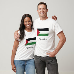 T-shirt Drapeau palestinien