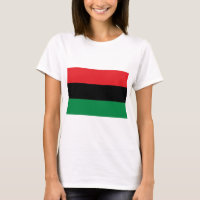 Drapeau panafricain rouge noir et vert de l'UNIA