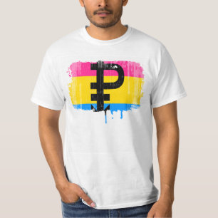 T-shirt Drapeau Pansexual vintage