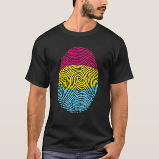 T-shirt Drapeau Pansexuel mignon Empreinte Fière Lgbt Prid