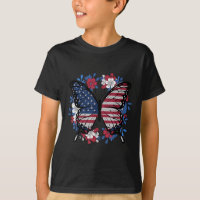 Drapeau papillon américain Patriotique 4 juillet