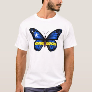 T-shirt Drapeau Papillon de Curaçao