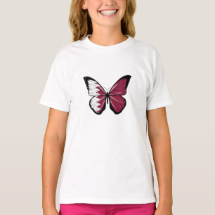 T-shirt Drapeau papillon du Qatar