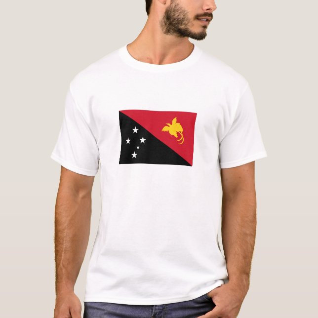 T-shirt Drapeau Papouasie-Nouvelle-Guinée (Devant)