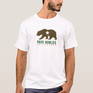 T-shirt Drapeau Paso Robles Winery California Wine Lovers