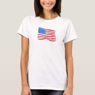 T-shirt Drapeau patriotique américain