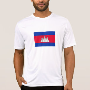 T-shirt Drapeau patriotique cambodgien