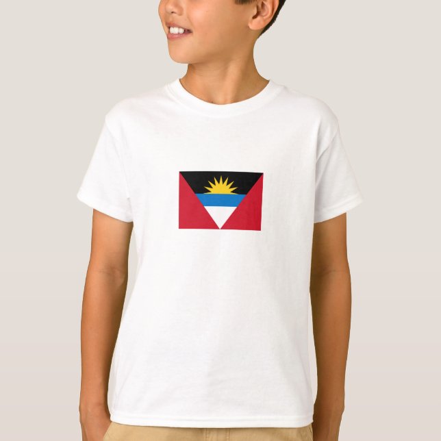 T-shirt Drapeau patriotique d'Antigua-et-Barbuda (Devant)