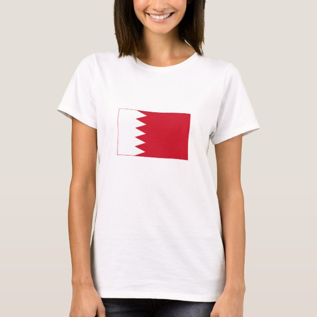T-shirt Drapeau patriotique de Bahreïn (Devant)